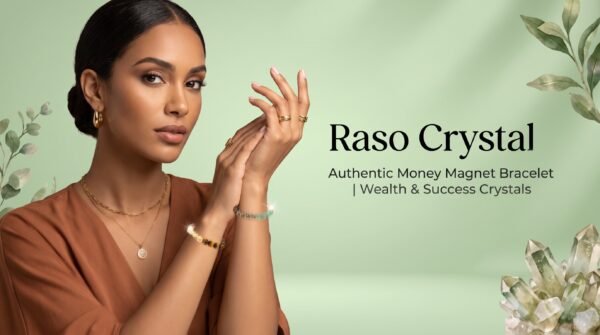 Authentic Money Magnet Bracelet | Wealth & Success Crystals | Raso Crystals