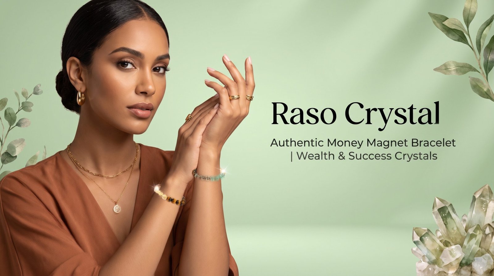 Authentic Money Magnet Bracelet | Wealth & Success Crystals | Raso Crystals - Image 8