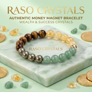 Authentic Money Magnet Bracelet | Wealth & Success Crystals | Raso Crystals - Image 3