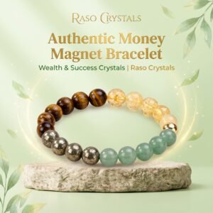 Authentic Money Magnet Bracelet | Wealth & Success Crystals | Raso Crystals - Image 4